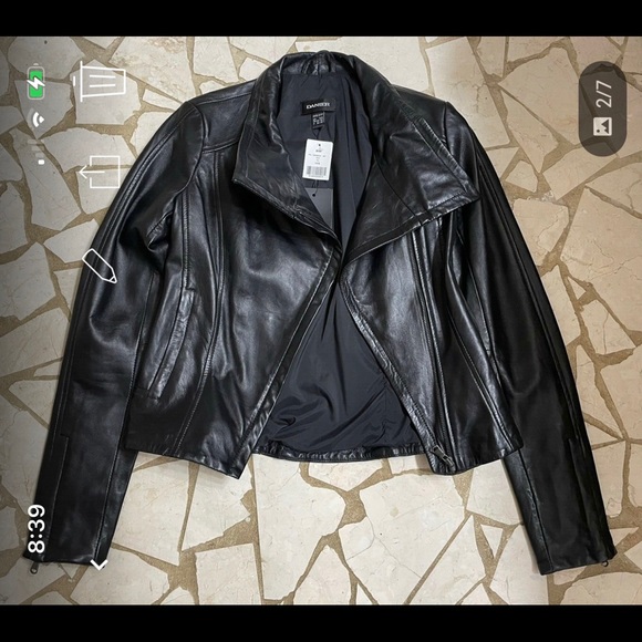 Daniel Leather jacket black NWT - Picture 1 of 3